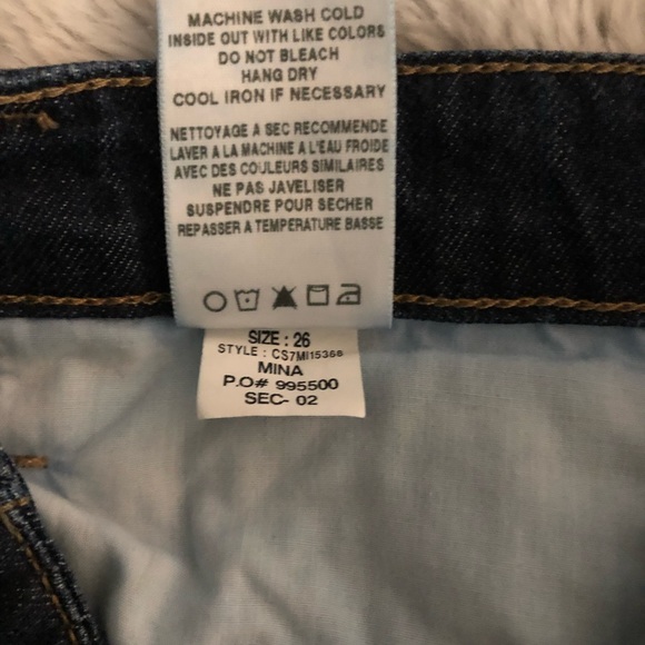 Joes Jeans distressed dark wash. Size 26 - Picture 5 of 5